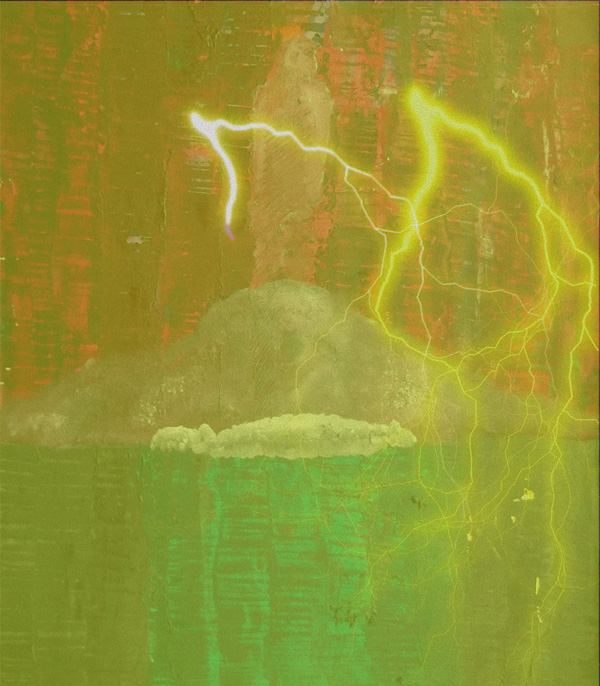 Dunkle Wolke am Ereignishorizont